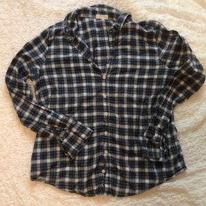 Navy Plaid Flannel